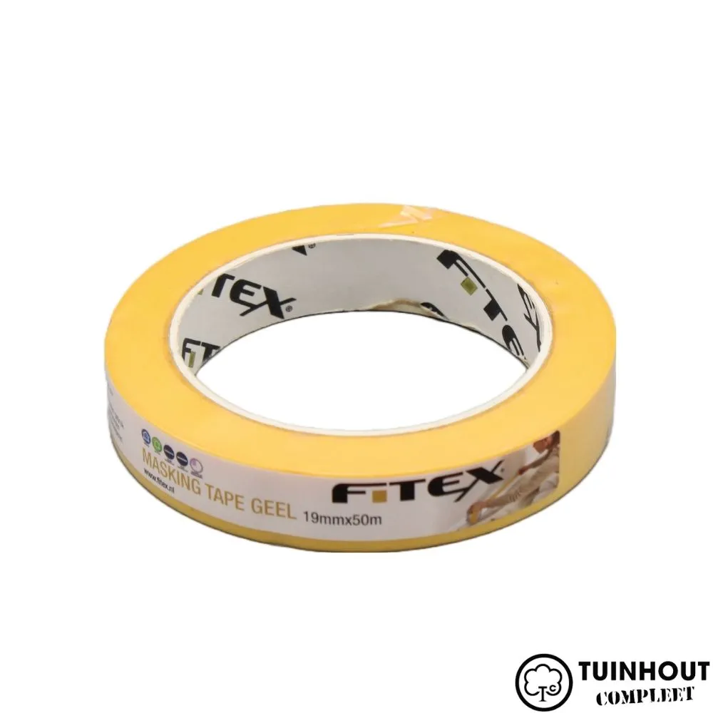 Fitex Masking tape geel 50m