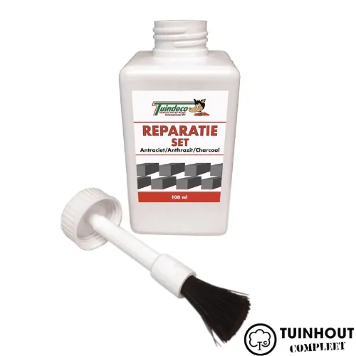 Reparatieset Betoncoating antraciet fles 100 ml met kwast