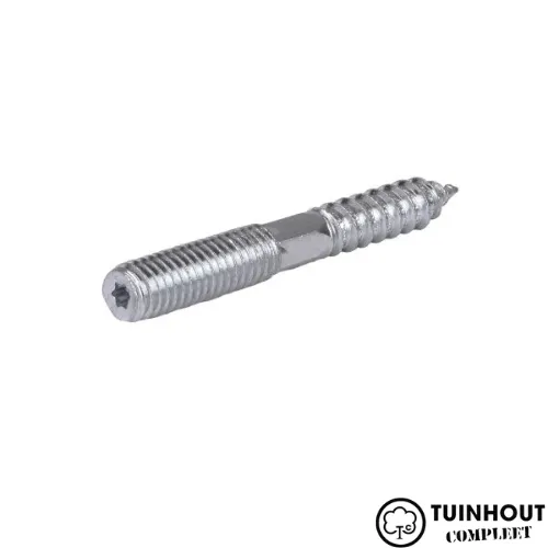 Stokeind M8 rvs torx en zeskant 80 mm