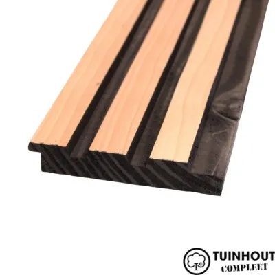 Douglas Rhombusprofiel Triple 25 x 140 mm WB 130 mm - Two-tone Zwart/Douglas